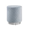 Camber Round Upholstered Ottoman - Linon - 2 of 4