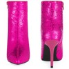 BLISSFUL STEP Women's Stiletto Heel Pointed Toe Party Sequin Dressy Ankle Boots - 2 of 4