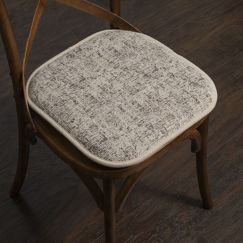 Broadway Memory Foam No Slip Back 16" x 16" Chair Pad Cushion by Sweet Home Collection™, 4 of 8