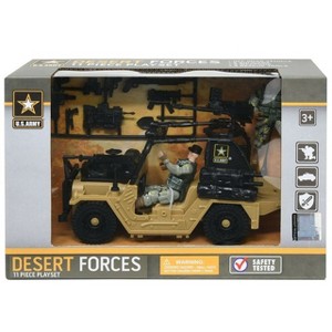 U.S. Army Desert Force 11 Piece Playset - 1 of 2