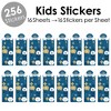 Big Dot of Happiness Happy Hanukkah - Chanukah Holiday Party Favor Kids Stickers - 16 Sheets - 256 Stickers - 2 of 4