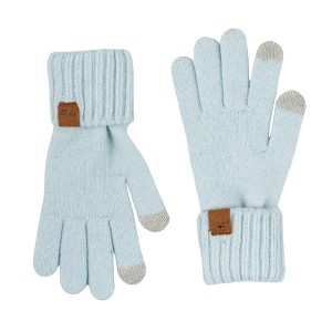 Britt's Knits Womens Winter Mainstay Full Cuff Knit Warm Gloves One Size Fits Most - 1 of 4