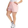 Women's Plus Size Athletic Shorts High Waist Workout Running Lounge Casual Yoga Shorts with Pockets - 3 of 4