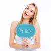 Big Dot of Happiness Baby Boy - Baby Shower Photo Booth Props Kit - 20 Count - 3 of 4