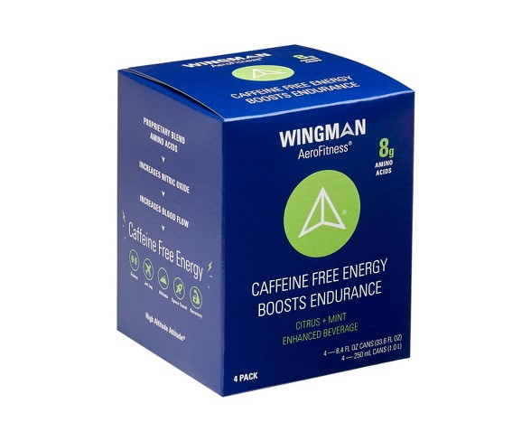 Wingman AeroFitness Citrus Mint Enhanced Beverage 4pk/8.4 fl oz