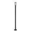 Z-Lite Helix 1 - Light Post Light in  Black - 3 of 4