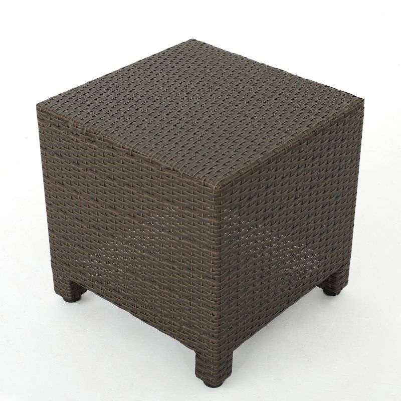 Puerta Wicker Side Table - Christopher Knight Home, 1 of 3