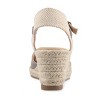 Journee Collection Womens Ashlyn Wedge Heel Espadrille Sandals - 3 of 4