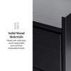 Mid-Century Modern 2-Drawer Solid Wood Nightstand - 2 of 4