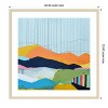 Amanti Art Colorfield No. 15 by Jan Weiss Wood Framed Wall Art Print - 4 of 4