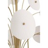 Possini Euro Design Possini Euro Shelly 28 1/2"W Gold and White Ceramic 6-Light Chandelier - 3 of 4