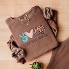 Simply Sage Market Peace Love Camping Lightweight Garment Dyed Sweatshirt - 3 of 4
