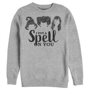 Men's Disney Hocus Pocus Witch's Spell on You Sweatshirt - 1 of 3