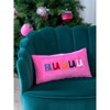 Shiraleah "Fa La La La La" Christmas Pillow - 2 of 4