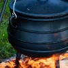 Lehman's Campfire Cooking Kettle Pot - Cast Iron Potje Dutch Oven with 3 Legs and Lid, 8 inch, 3 Quart - 4 of 4
