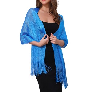 INSPIRE CHIC Women's 100% Polyester Fashion Pashmina Shawls 190 x 45 cm 1 Pc - 1 of 4