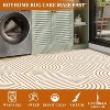Runner Rug, Modern Minimalist Arched Lines Carpet, Machine Washable Area Rug Pet Friendly for Hallway, Kitchen, Bathroom - 4 of 4