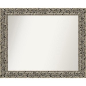 Amanti Art Attic Aged Non-Beveled Wood Framed Bathroom Vanity Wall Mirror - 1 of 4