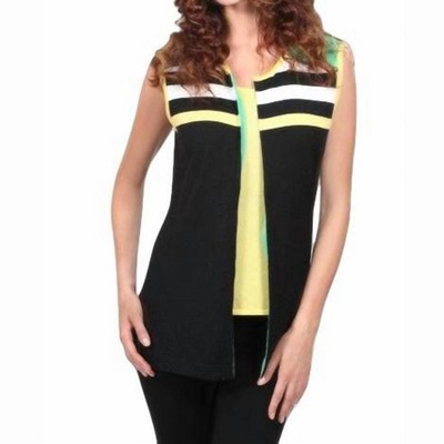 Women's Citrus Twist Zip Vest - ANGEL