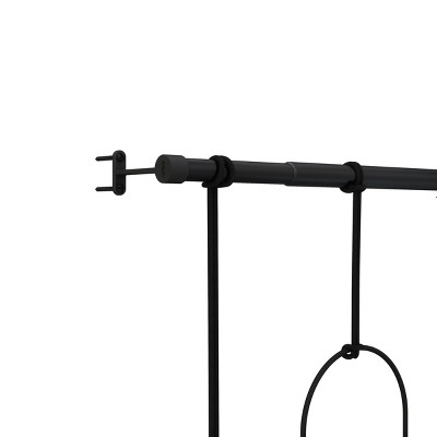 Triflora Adjustable White/Black Indoor Hanging Planter