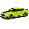 Ford Mustang Mk6 Mach 1 RHD (Right Hand Drive) Grabber Yellow with Black Stripes "Vanguards" Series 1/43 Diecast Model by Corgi - 2 of 3