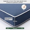 KINWELL Set of 2 Extra Thick Outdoor Chaise Lounge Cushions (5-inch Thick) - 3 of 4