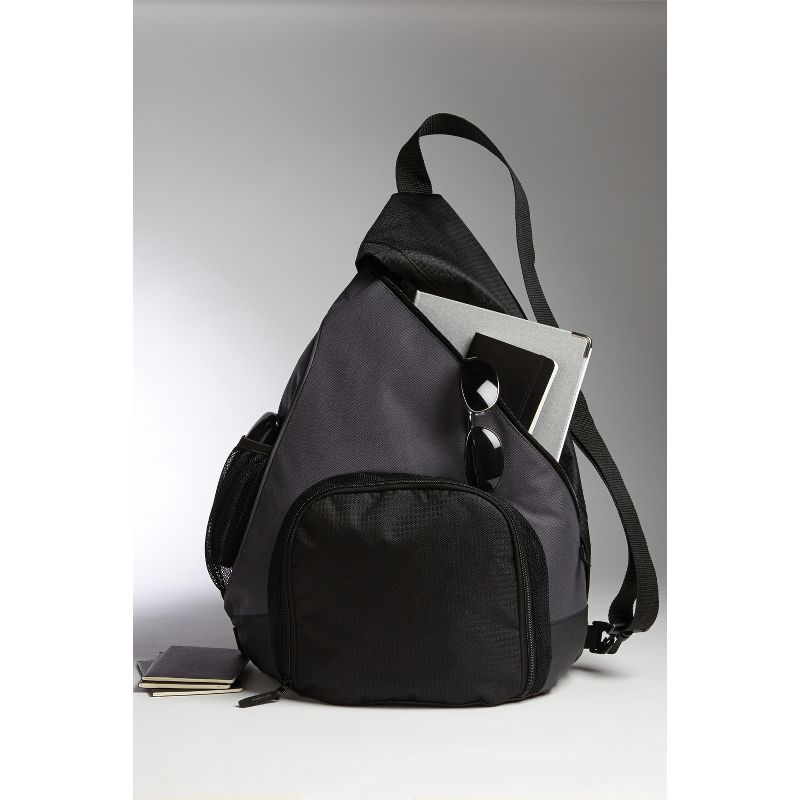 Stylish and Functional Port Authority Active Sling Gym Bag - Ideal for On-the-Go Durable Water-resistant materials, 2 of 8