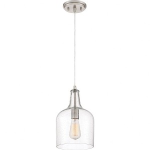 Quoizel Lighting Anson 1 - Light Pendant in  Brushed Nickel - 1 of 4