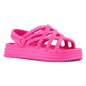 Olivia Miller Women's Jazzy Platform Sandal - 1 of 4