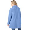 Woman Within Fleece Swing Funnel-Neck Coat - 3 of 4
