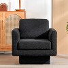 Whisen Modern Swivel Accent Chair with Thick Cushion - 2 of 4