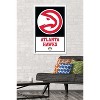Trends International NBA Atlanta Hawks - Logo 21 Framed Wall Poster Prints - 2 of 4
