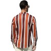 Men's Casual Striped Button Down Shirts Stretch Long Sleeve Vacation Beach Shirts - 4 of 4