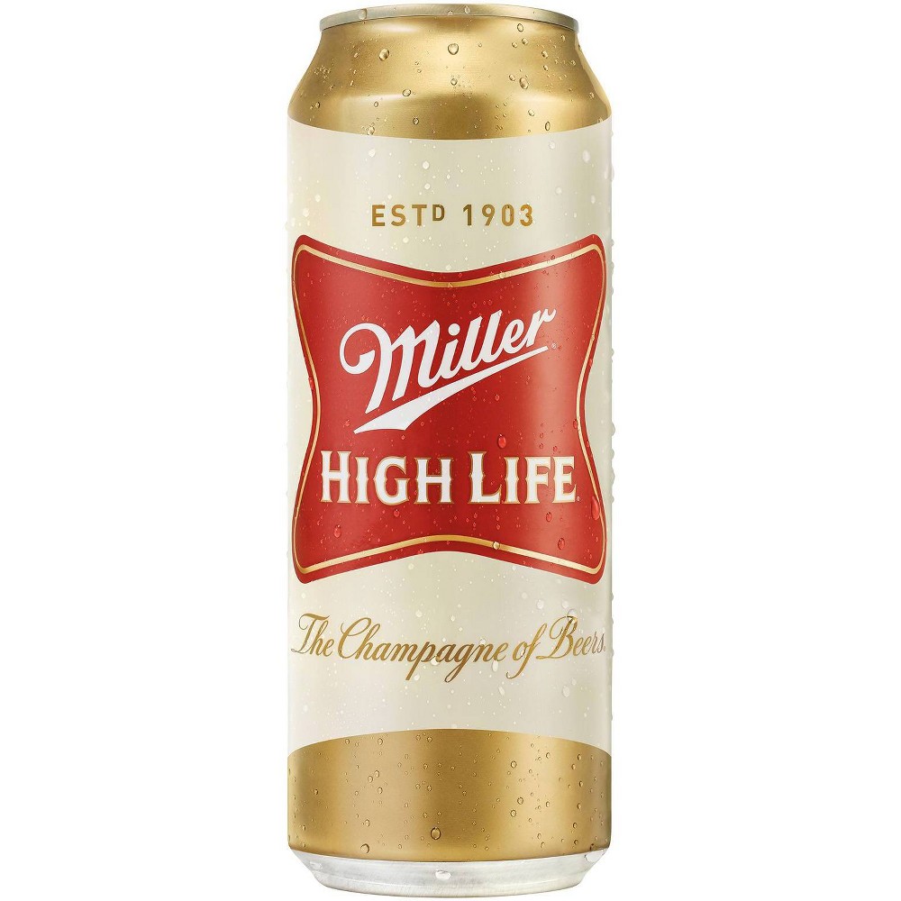 UPC 034100000059 product image for Miller High Life Beer - 24 fl oz Can | upcitemdb.com