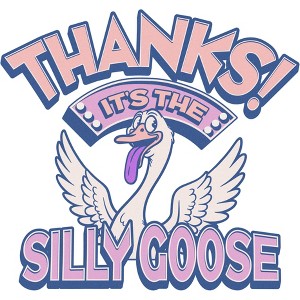 Rerun Island Men's Its The Silly Goose Short Sleeve Graphic Cotton T-Shirt - 1 of 2