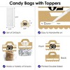 Big Dot of Happiness We Still Do 50th Wedding Anniversary - DIY Anniversary Party Clear Goodie Favor Bag Labels - Candy Bags with Toppers - Set of 24 - 3 of 4