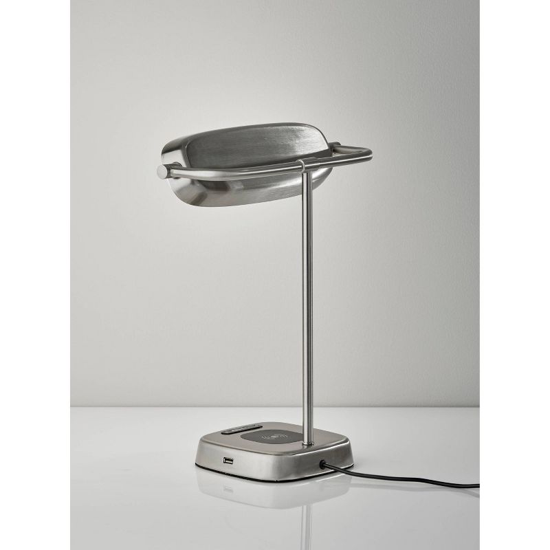 Radley Charge Table Lamp with Smart Switch Silver (Includes LED Light Bulb) - Adesso, 6 of 8