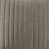 COWLOWN Cotton Quilted Euro Sham, Embroidered Pillow Cover with Hidden Zipper, Farmhouse Style - 3 of 4