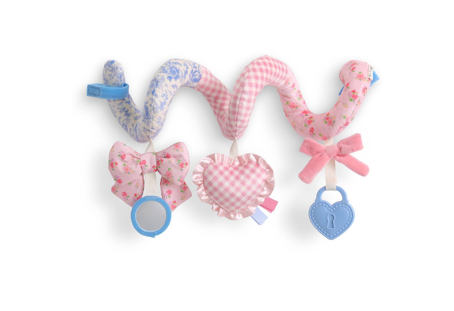 Itzy Ritzy Bitzy Spiral Activity Learning Toy - Ribbons & Roses