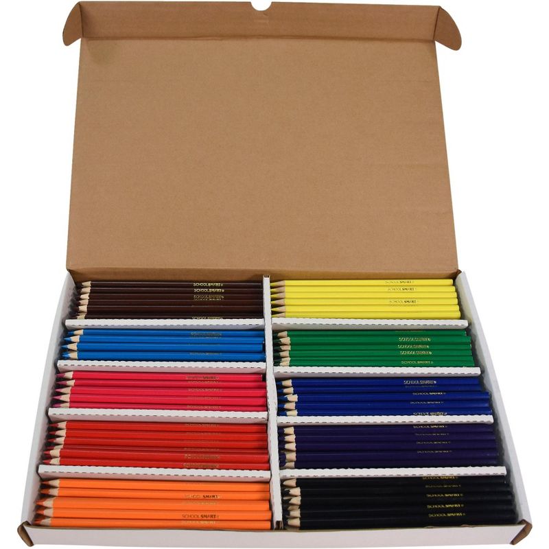 School Smart Colored Pencils, Assorted Colors, Pack of 250, 5 of 12