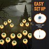 Joyfy Eyeball Yard Stake Outdoor Halloween Decorations, Garden Stake LED Light, Waterproof Stake Decor Light for Halloween - 4 of 4