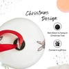 Royal Worcester Wrendale Designs Bauble, 2.6" Holiday Decoration Christmas Tree Ornament, Festive Bauble with Red Ribbon - 4 of 4