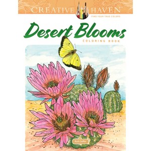 Creative Haven Desert Blooms Coloring Book - (Adult Coloring Books: Flowers & Plants) by  Soffer (Paperback) - 1 of 1