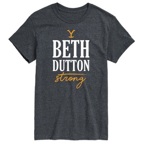 Men's - Yellowstone - Beth Dutton Strong Short Sleeve Graphic T-Shirt - 1 of 4