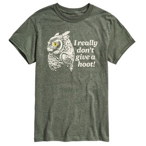Men's - Instant Message - Dont Give A Hoot Short Sleeve Graphic T-Shirt - 1 of 4