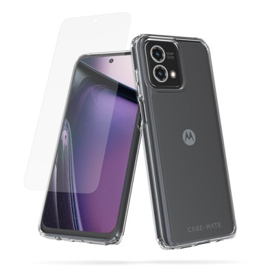 Case-Mate Motorola G Stylus 5G Case and FlexiShield Screen Protector (2023) - Clear