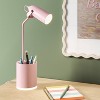 Task Table Lamp with Nightlight Pink - Room Essentials™ - 2 of 4