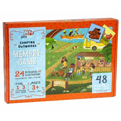 Little Likes Kids Camping Outdoors Memory Game