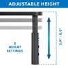 Mount-It! Metal Monitor Riser 2-Pack | Height Adjustable Computer Display and Laptop Stand for Desktop | Fits Up to 32" Screens, 44 Lbs. Capacity - 4 of 4