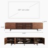 Gaoyangjiaju 94.48 Inch Wooden TV Stand with Storage for TVs Up to 100 Inches - 2 of 4